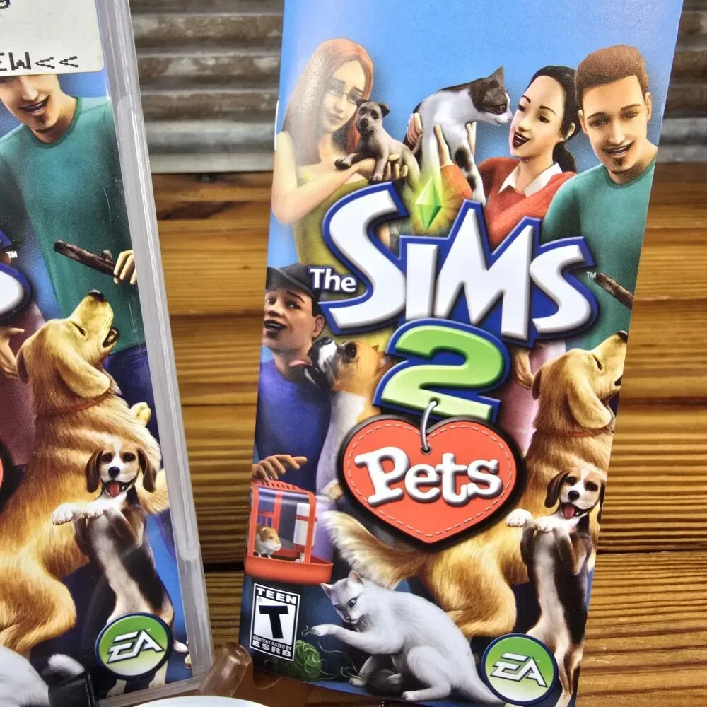 PSP Game Sims 2 Pets Complete Tested Minty Disc